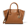 Сумка Michael Kors с замшевыми вставками Avril (Коричневый)